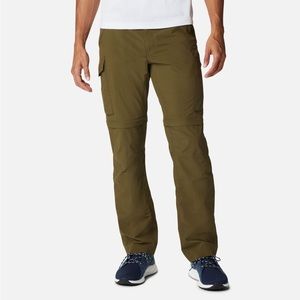 Brand new Columbia Silver Ridge Convertible pant in olive green